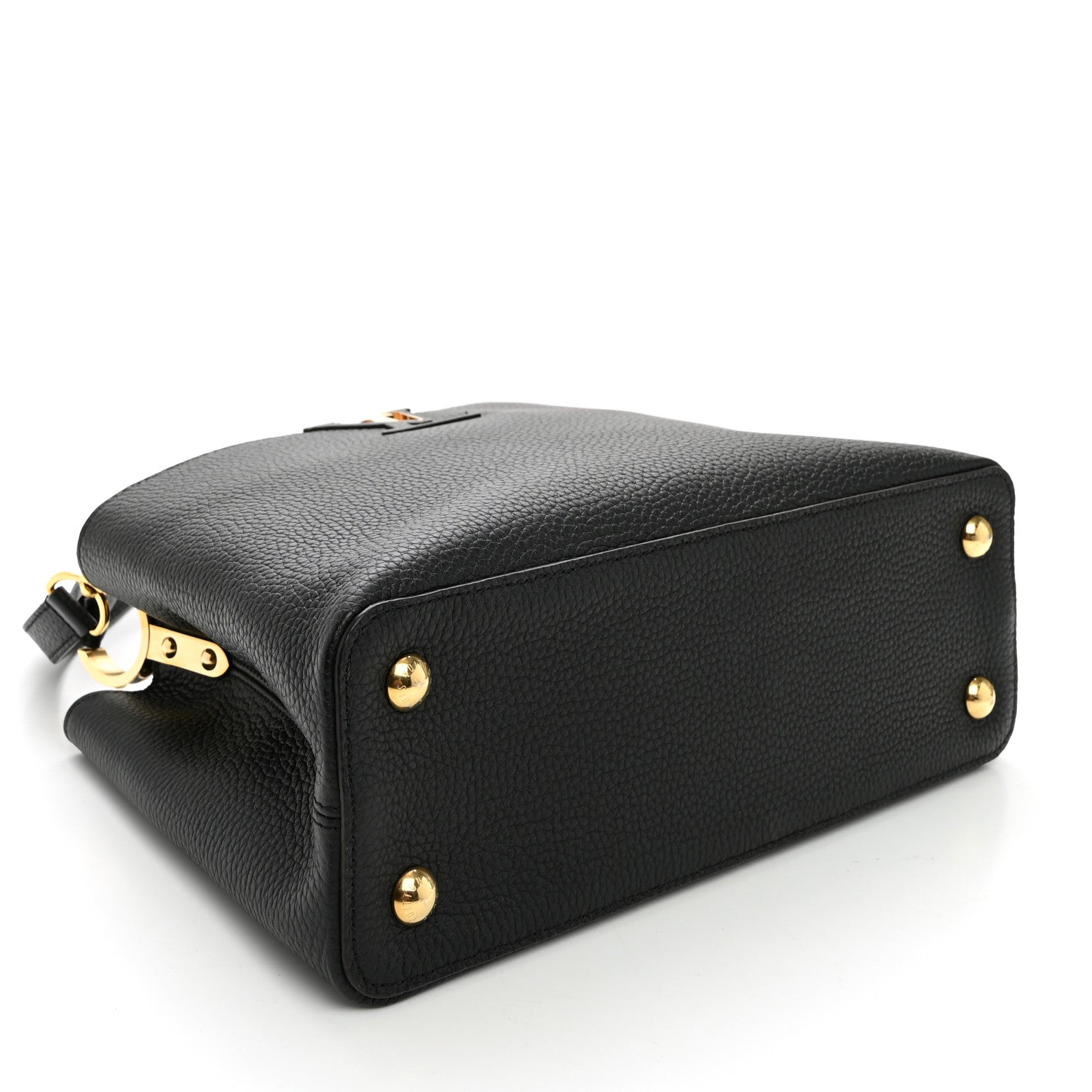 Louis Vuitton Taurillon Capucines PM Black 4 of 9
