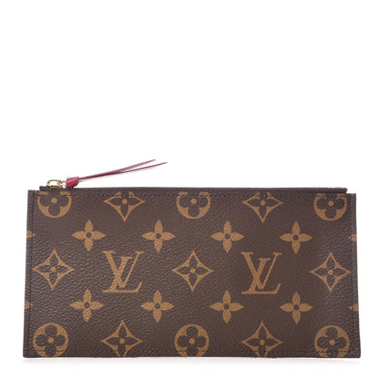 Louis Vuitton Monogram Felicie Chain Wallet Zippered Insert Fuchsia 1 of 6