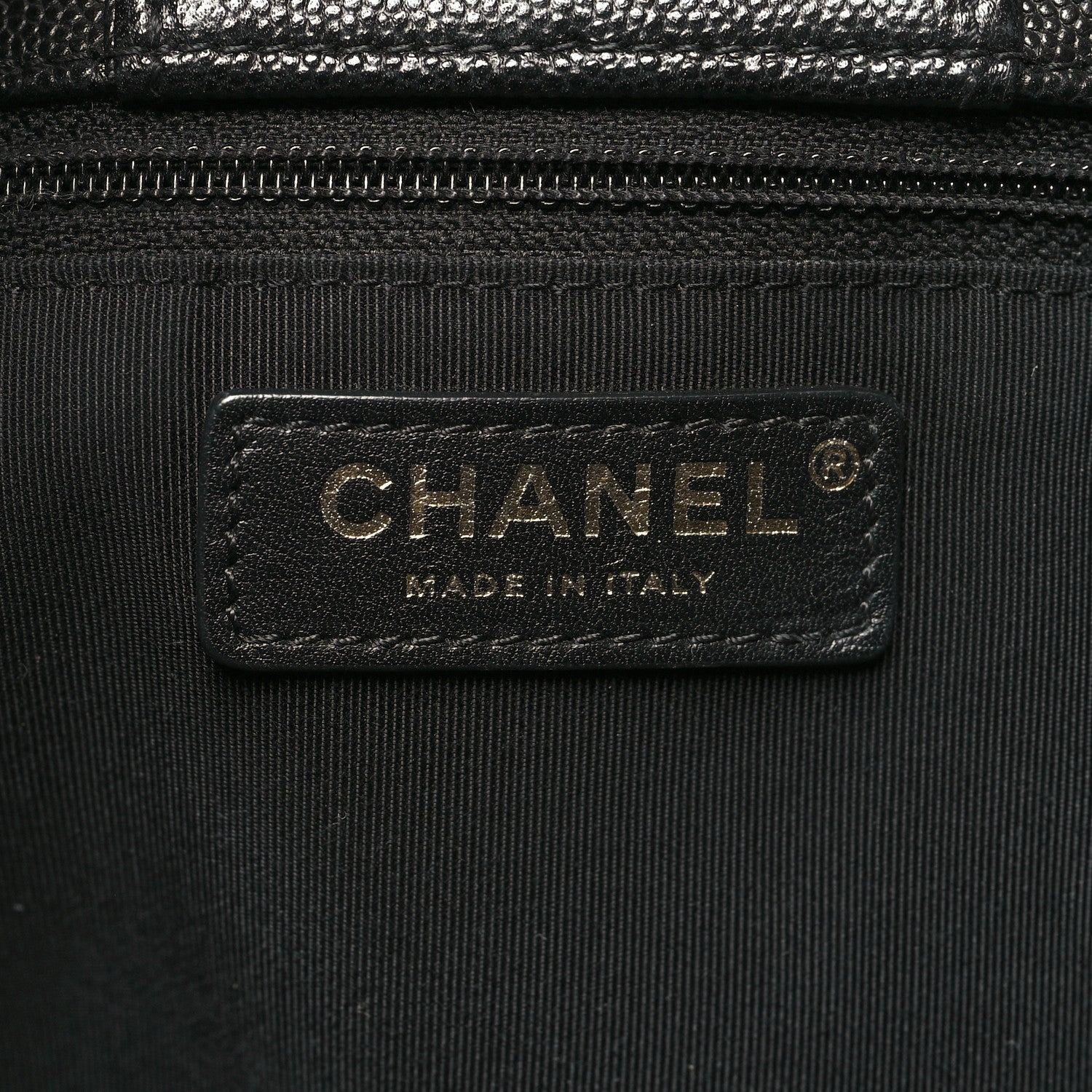 Chanel Caviar Quilted Large Shopping Tote Black 6 of 10