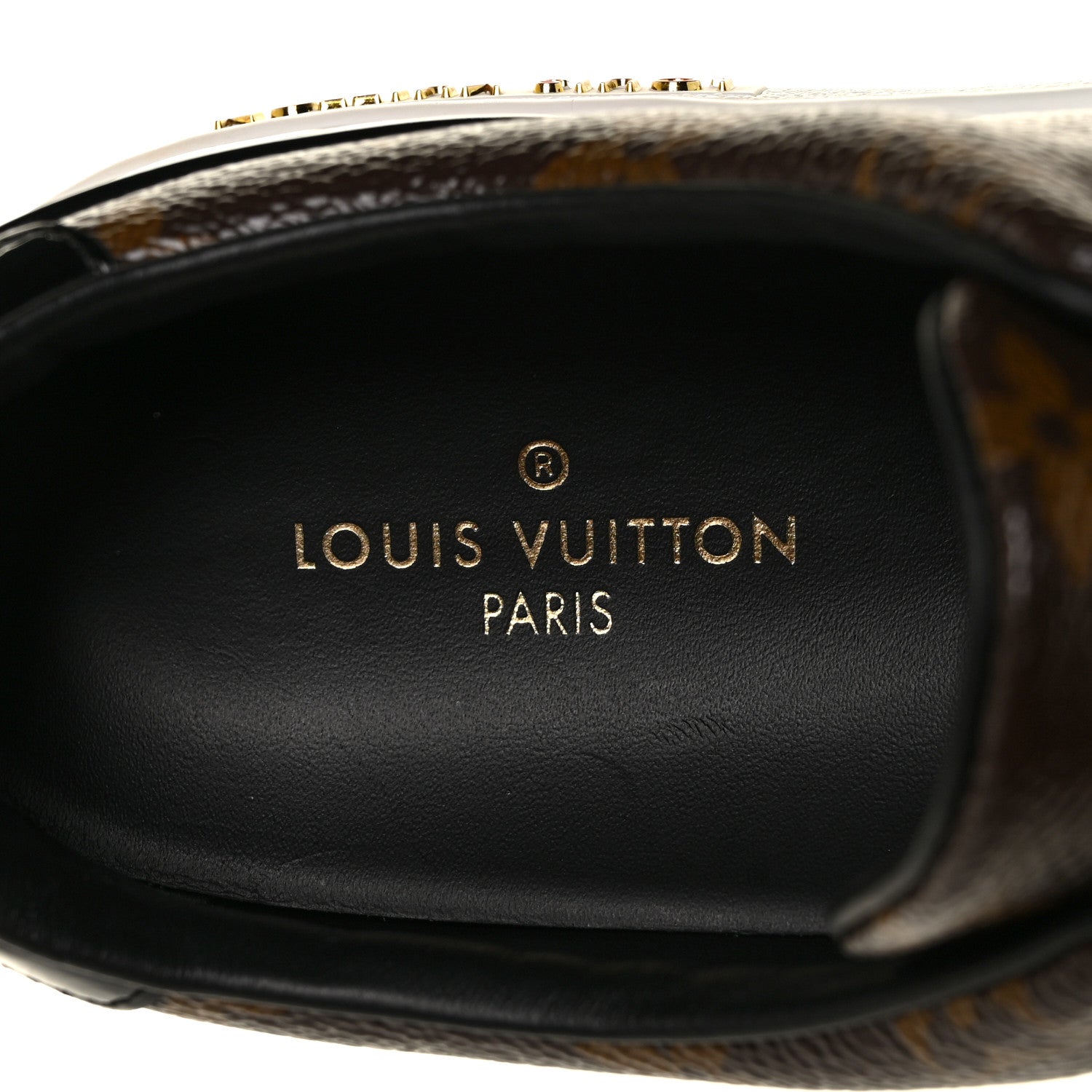 Louis Vuitton Patent Monogram Frontrow Sneakers 37.5 8 of 8