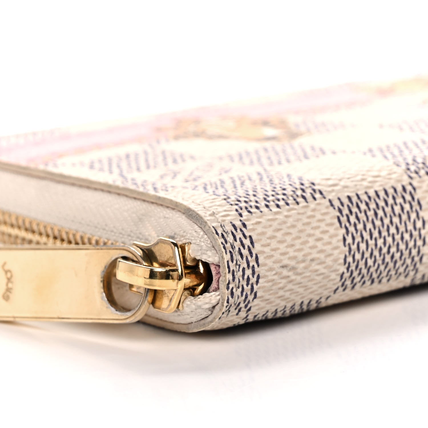 Louis Vuitton Damier Azur Summer Trunks Clemence Wallet 8 of 14