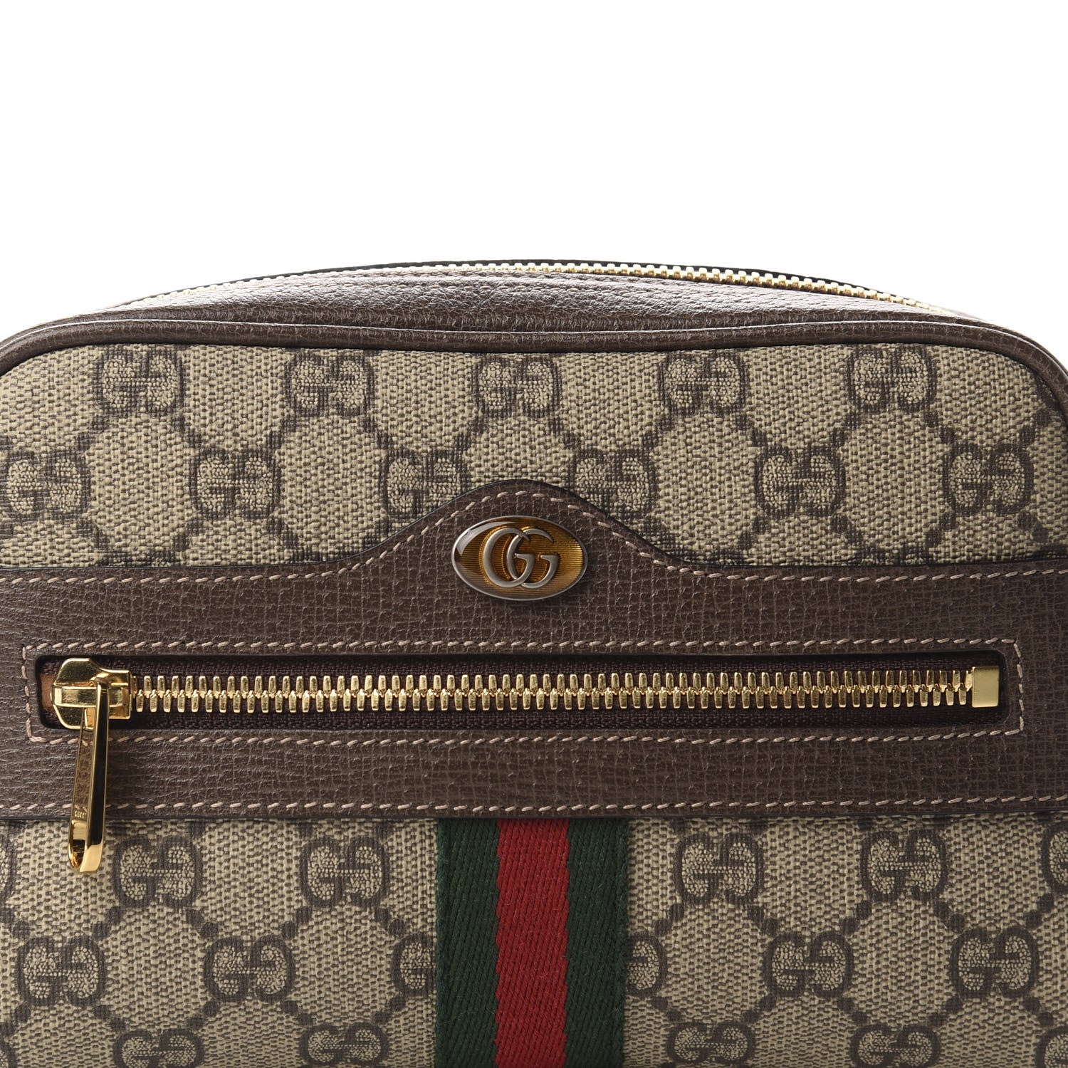 Gucci GG Supreme Monogram Web Small Ophidia Belt Bag 75 30 Dark Brown 11 of 11