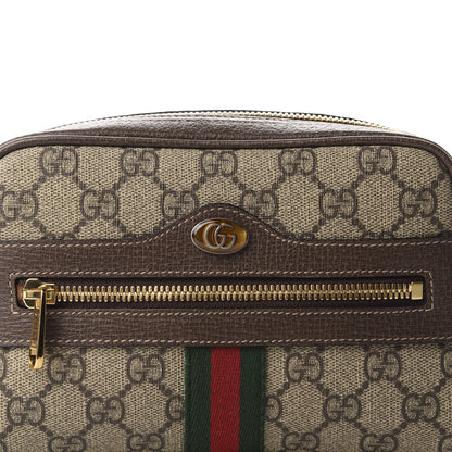 Gucci GG Supreme Monogram Web Small Ophidia Belt Bag 75 30 Dark Brown 11 of 11