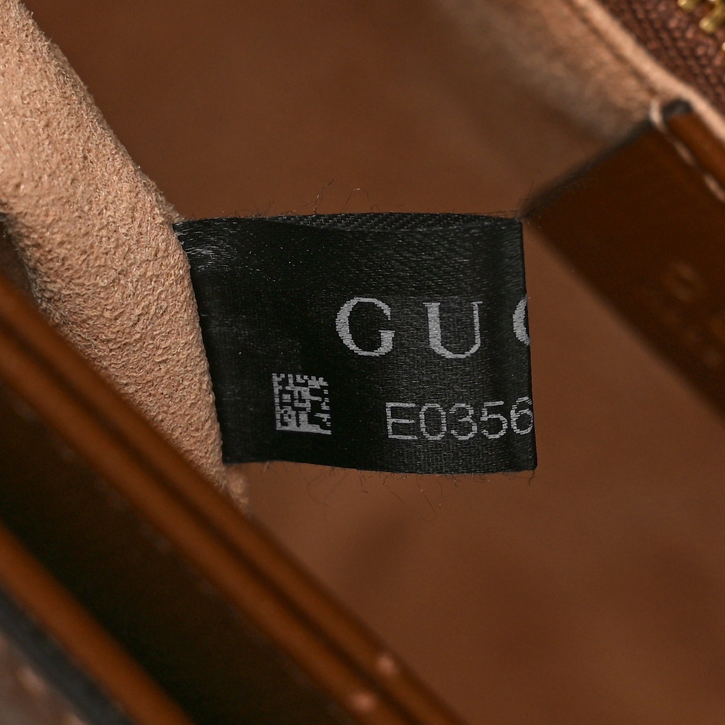 GG Supreme Monogram Horsebit 1955 Shoulder Bag Beige Brown Sugar