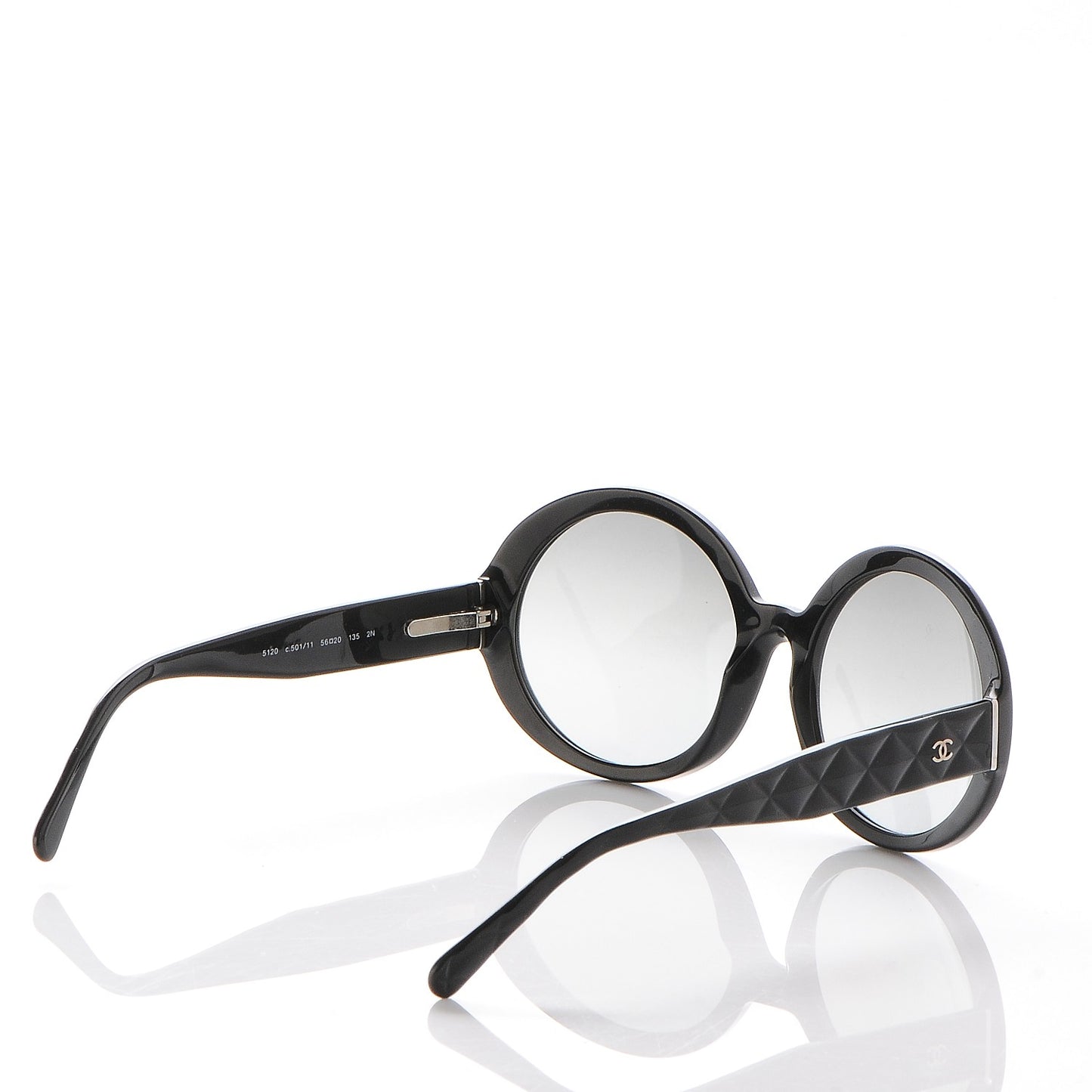 Quilted CC Mod Sunglasses 5120 Black