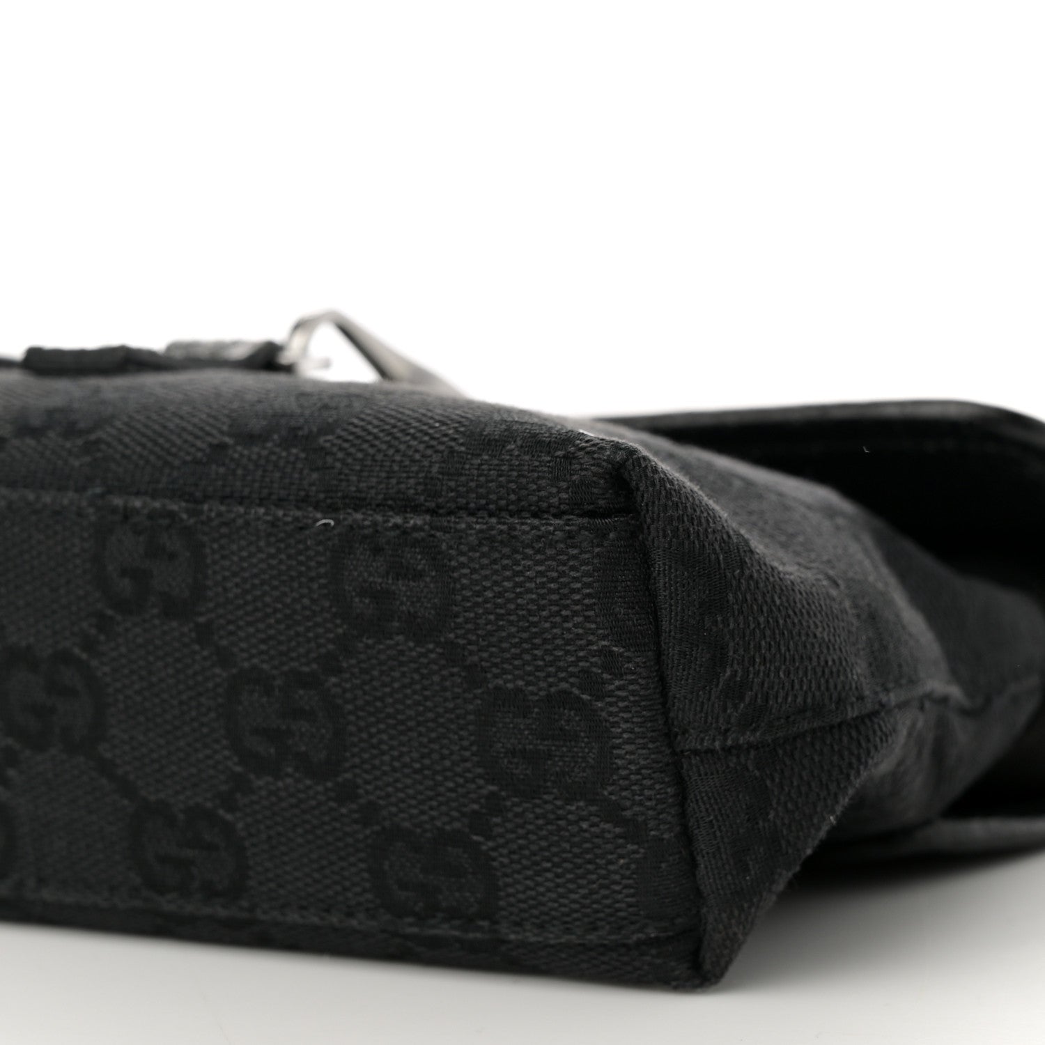 Gucci GG Monogram Web Flight Belt Bag Black 10 of 12