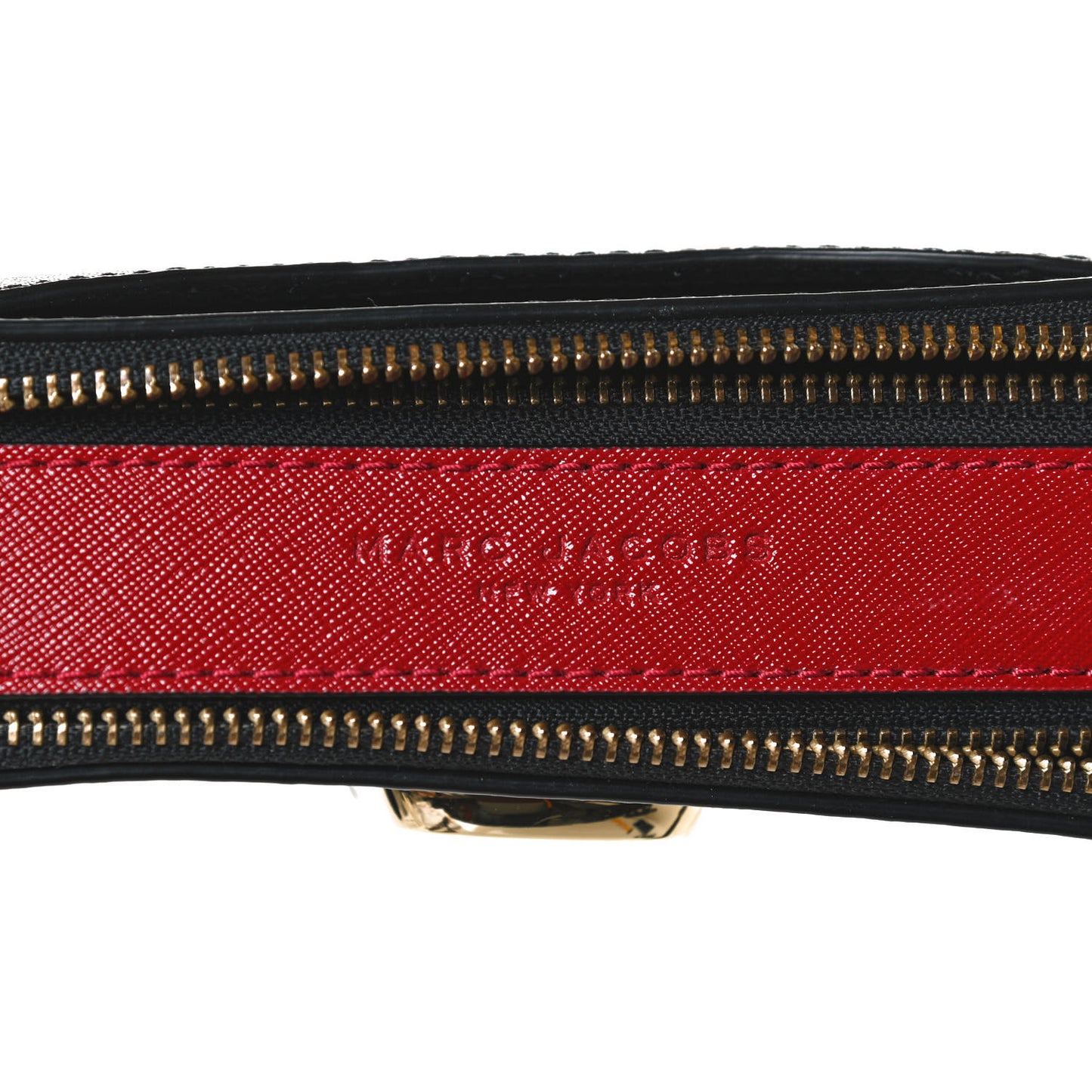 Saffiano Small Snapshot Camera Bag Black Multi