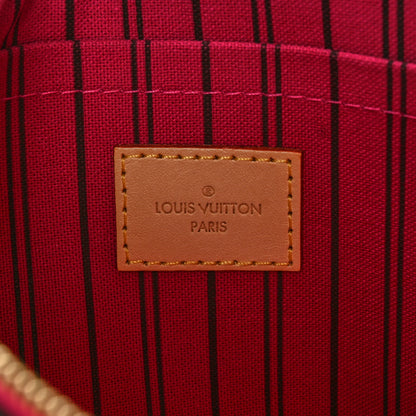Louis Vuitton Monogram Neverfull MM GM Pochette Fuchsia 5 of 13