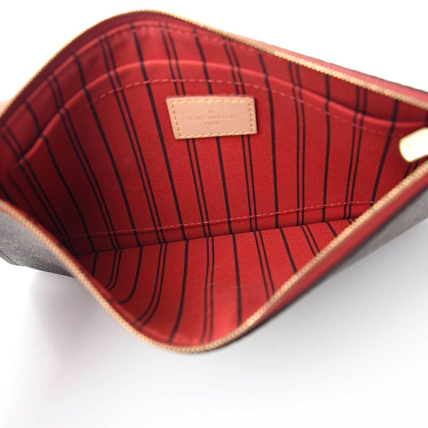 Monogram Neverfull MM GM Pochette Cherry