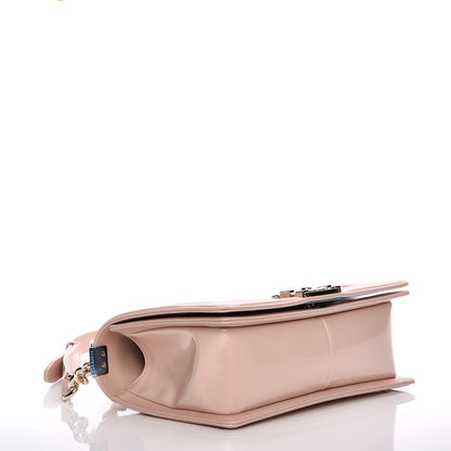 Chanel Patent Calfskin Quilted Medium Boy Flap Light Pink 6 of 15