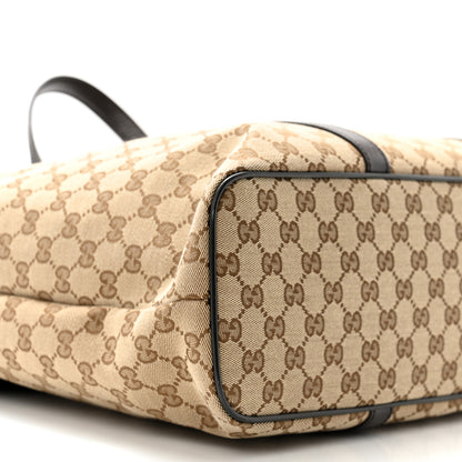 Gucci GG Monogram Large Joy Tote Bag Dark Brown 10 of 12
