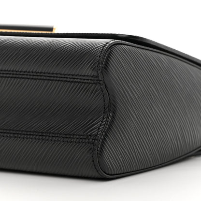 Louis Vuitton Epi Twist Braided Strap Shoulder Bag MM Black 9 of 12