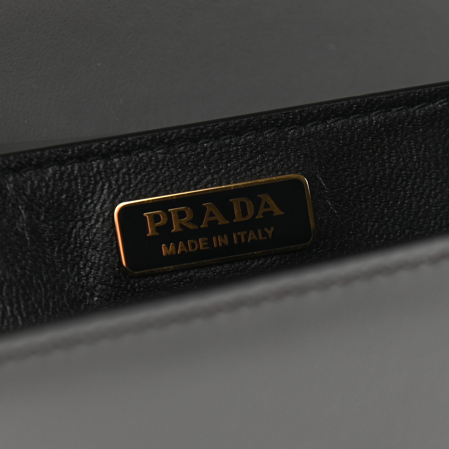 Prada City Calfskin Saffiano Cahier Bag Mercurio Black 6 of 8