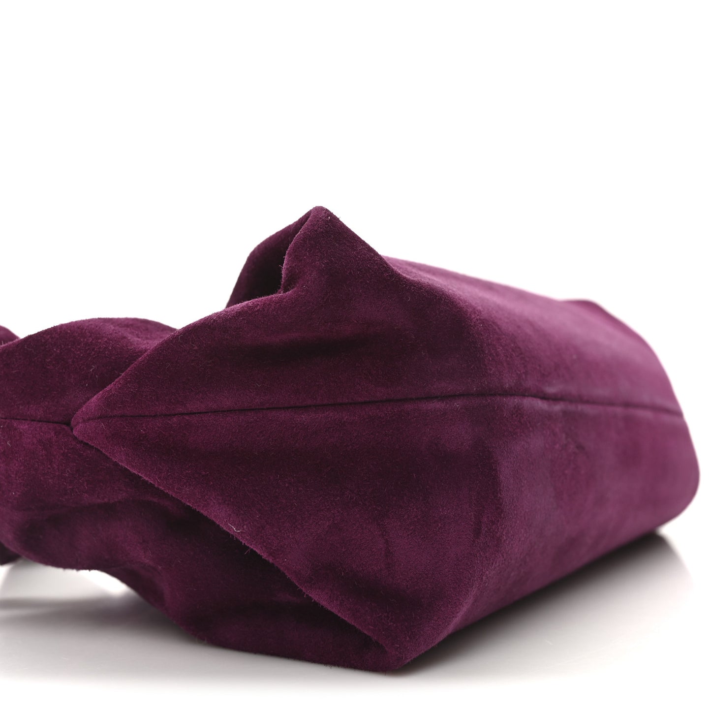 Suede Calfskin Beatrice Small Hobo Mulberry