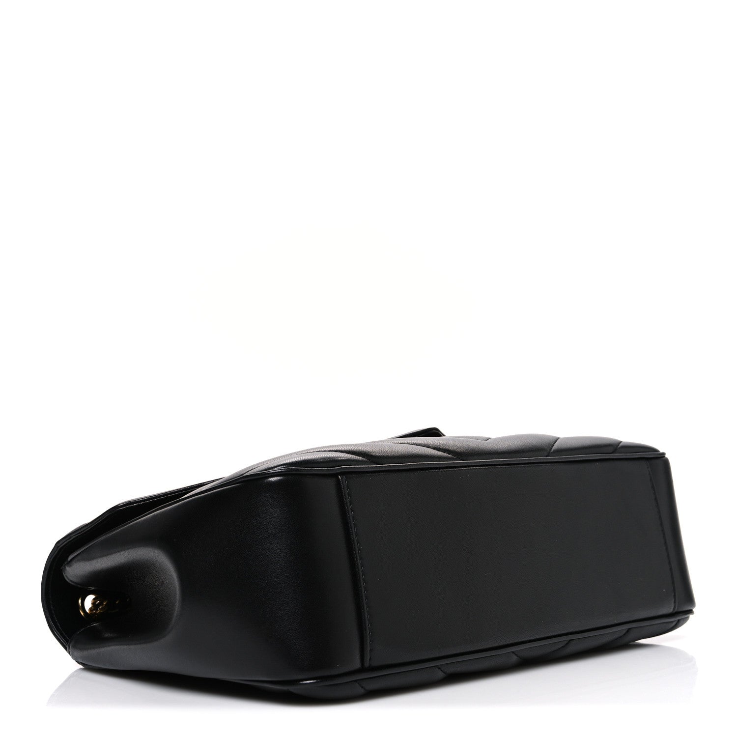 Saint Laurent Lambskin Chevron Quilted Large LouLou Black 5 of 11