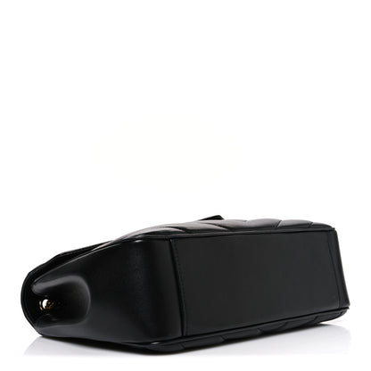 Saint Laurent Lambskin Chevron Quilted Large LouLou Black 5 of 11