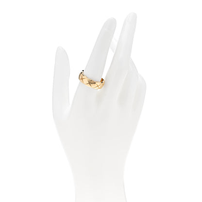 Chanel 18K Yellow Gold Small Coco Crush Ring 58 8.5 2 of 6
