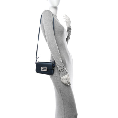Fendi Silk Satin Phone Baguette Mirto 2 of 11