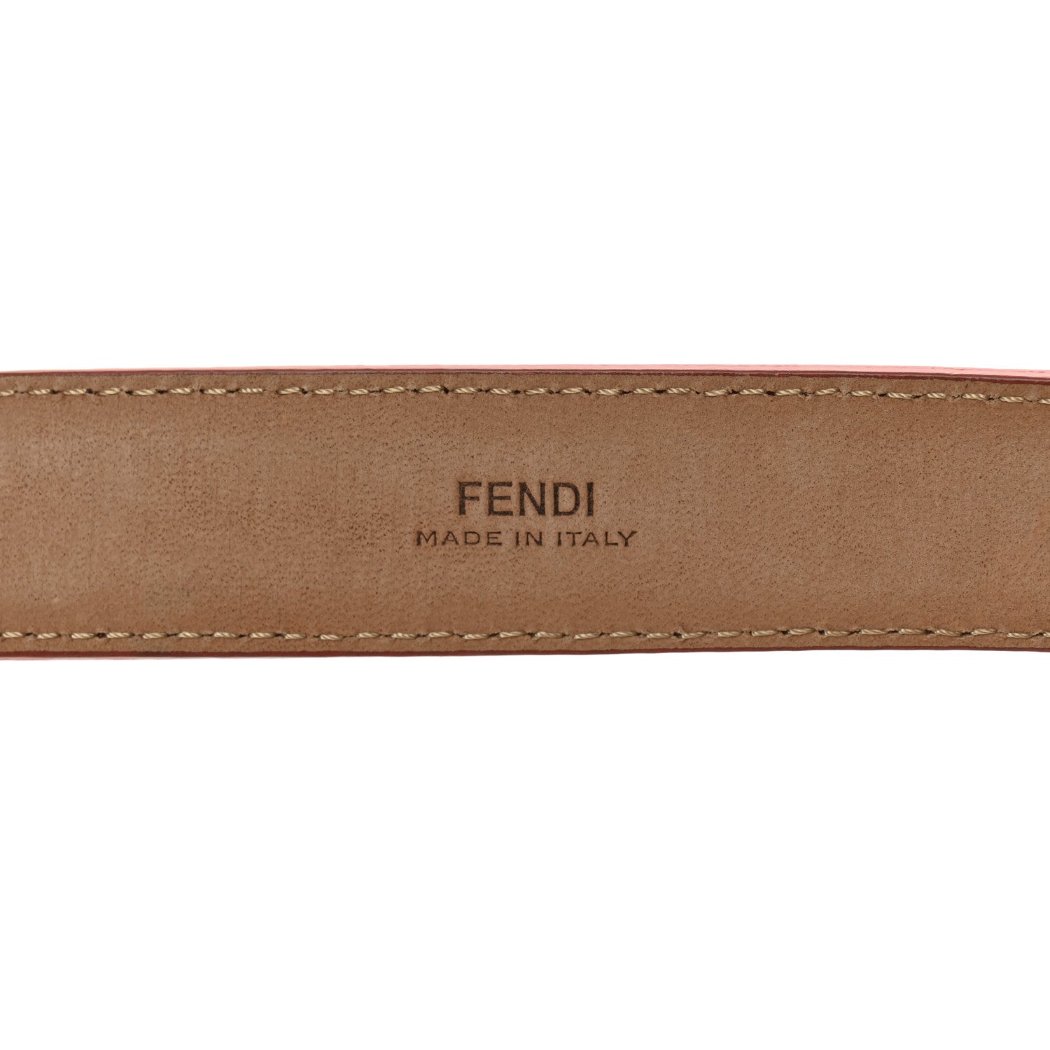 Fendi Vitello Elite FF Buckle Belt 85 34 Red 3 of 6