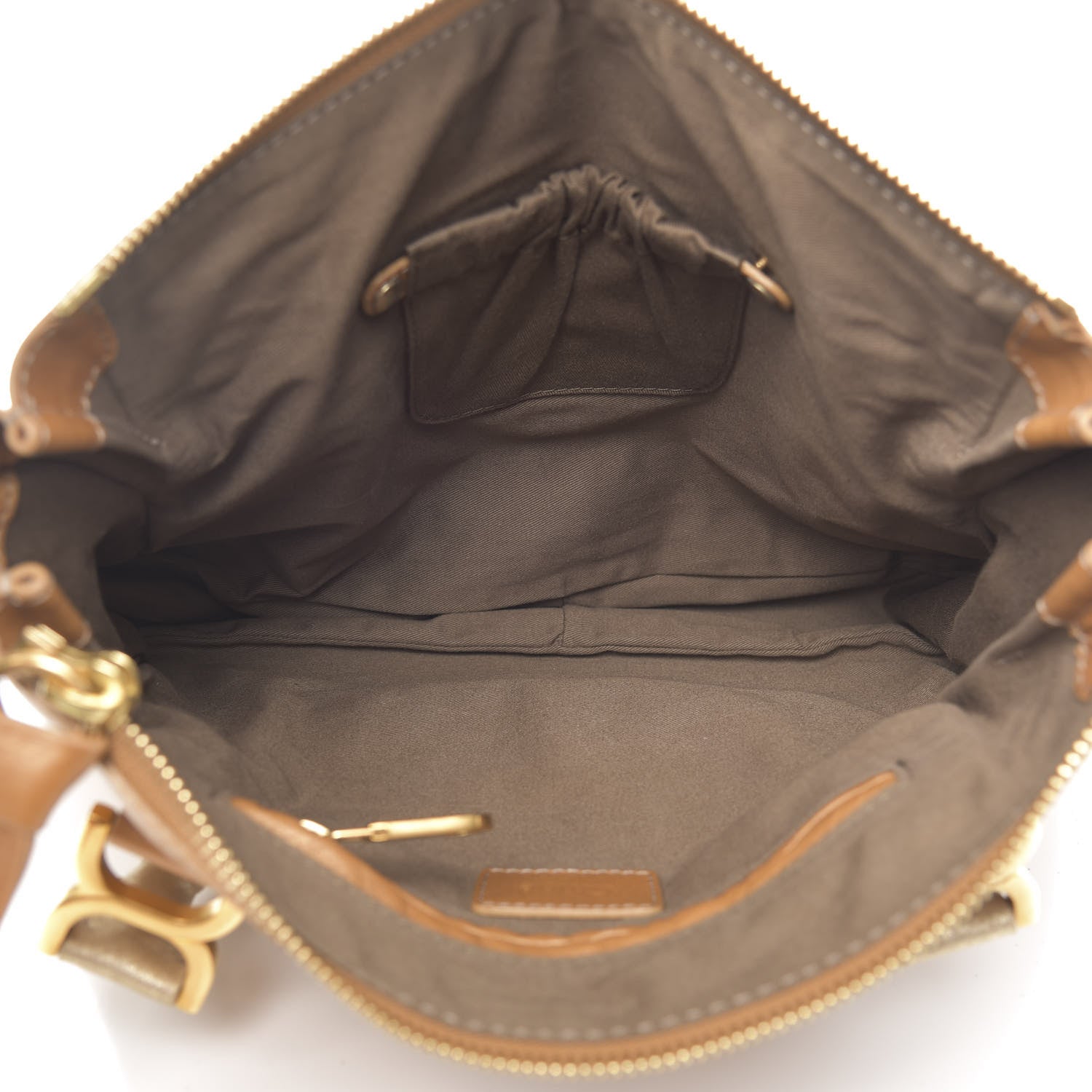 Chloe Metallic Calfskin Medium Marcie Satchel Brown 5 of 11