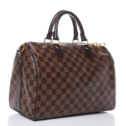 Louis Vuitton Damier Ebene Speedy Bandouliere 30 3 of 19