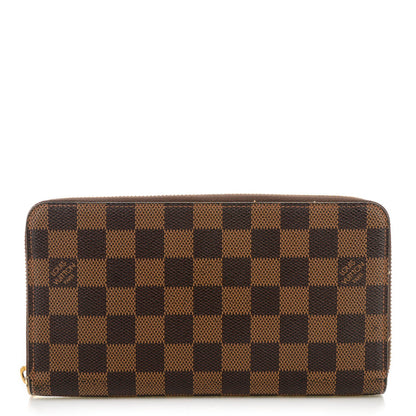 Louis Vuitton Damier Ebene Zippy Organizer Wallet 1 of 8