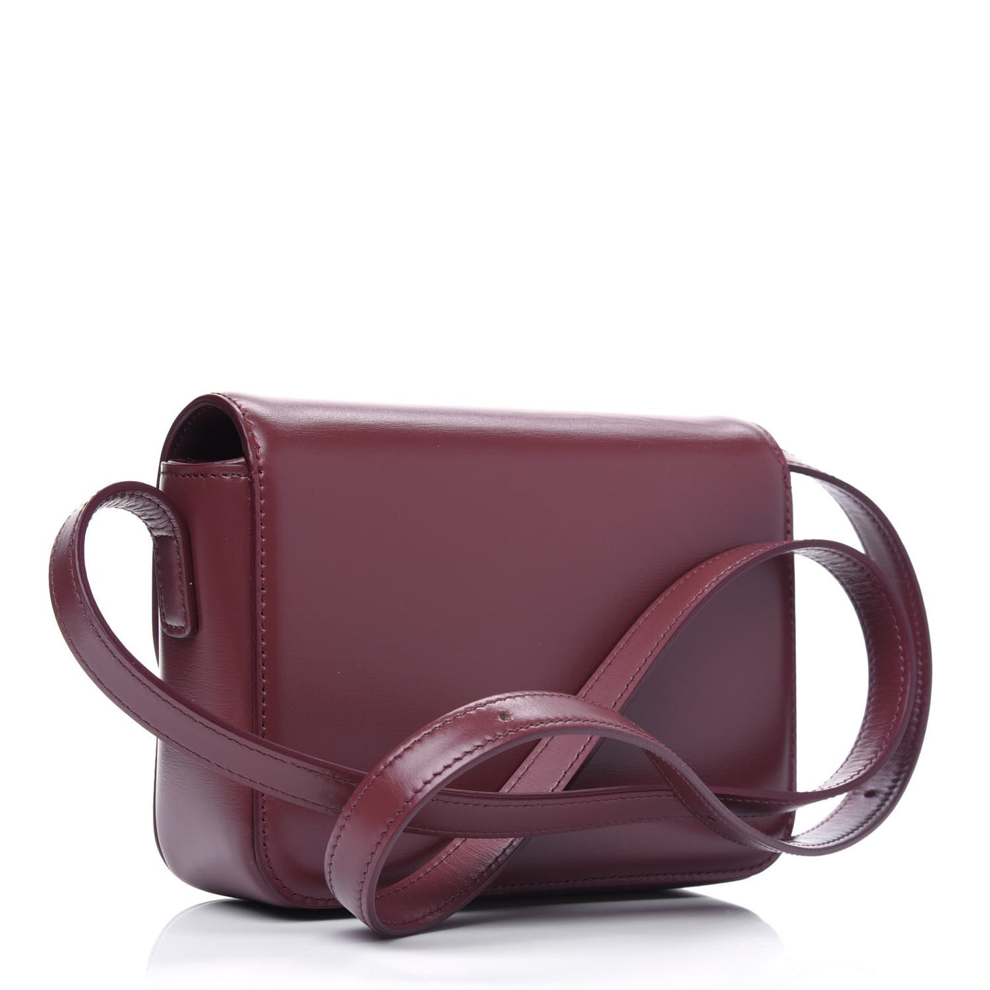 Shiny Calfskin Teen Dark Red Grenat