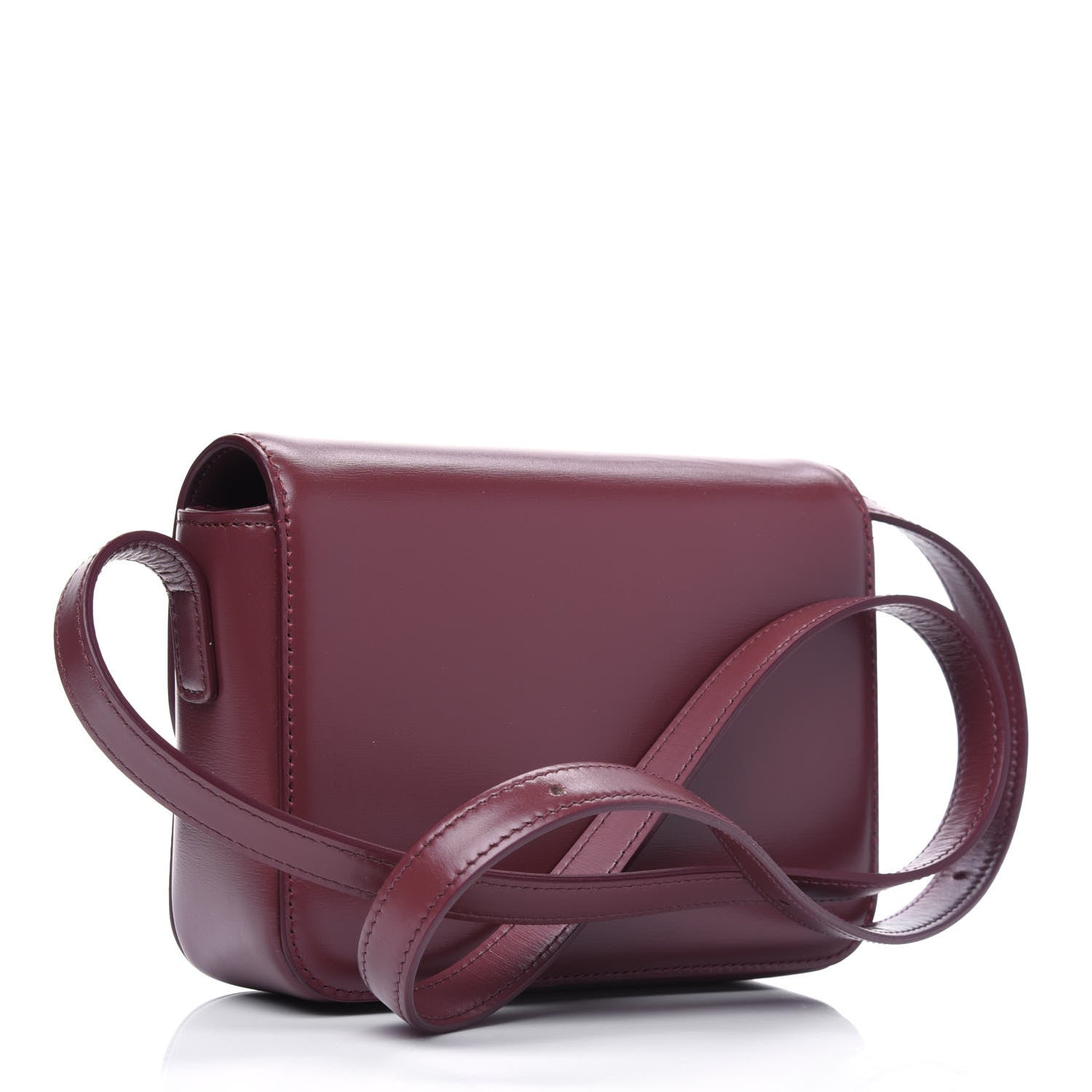 Celine Shiny Calfskin Teen Dark Red Grenat 2 of 4