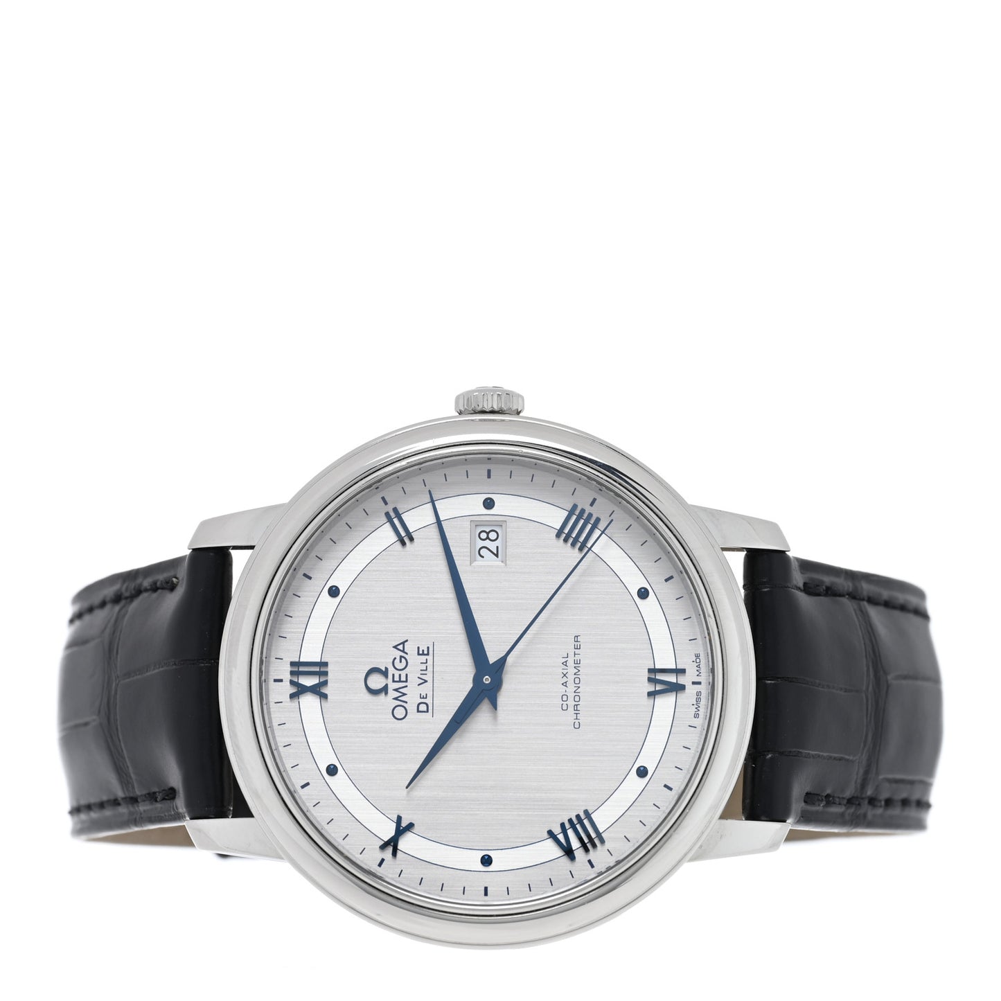 Stainless Steel Alligator 39mm De Ville Automatic Watch 424.13.40.20.02.003
