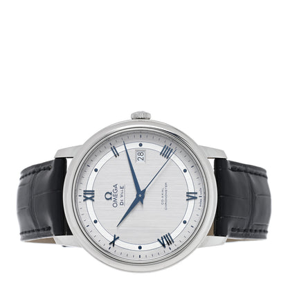 Omega Stainless Steel Alligator 39mm De Ville Automatic Watch 424.13.40.20.02.003 2 of 5