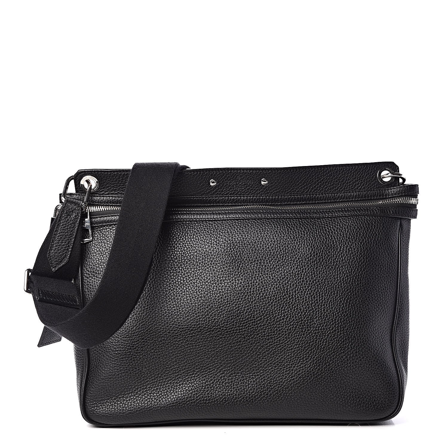 Louis Vuitton Taurillon Armand Messenger Black 1 of 10