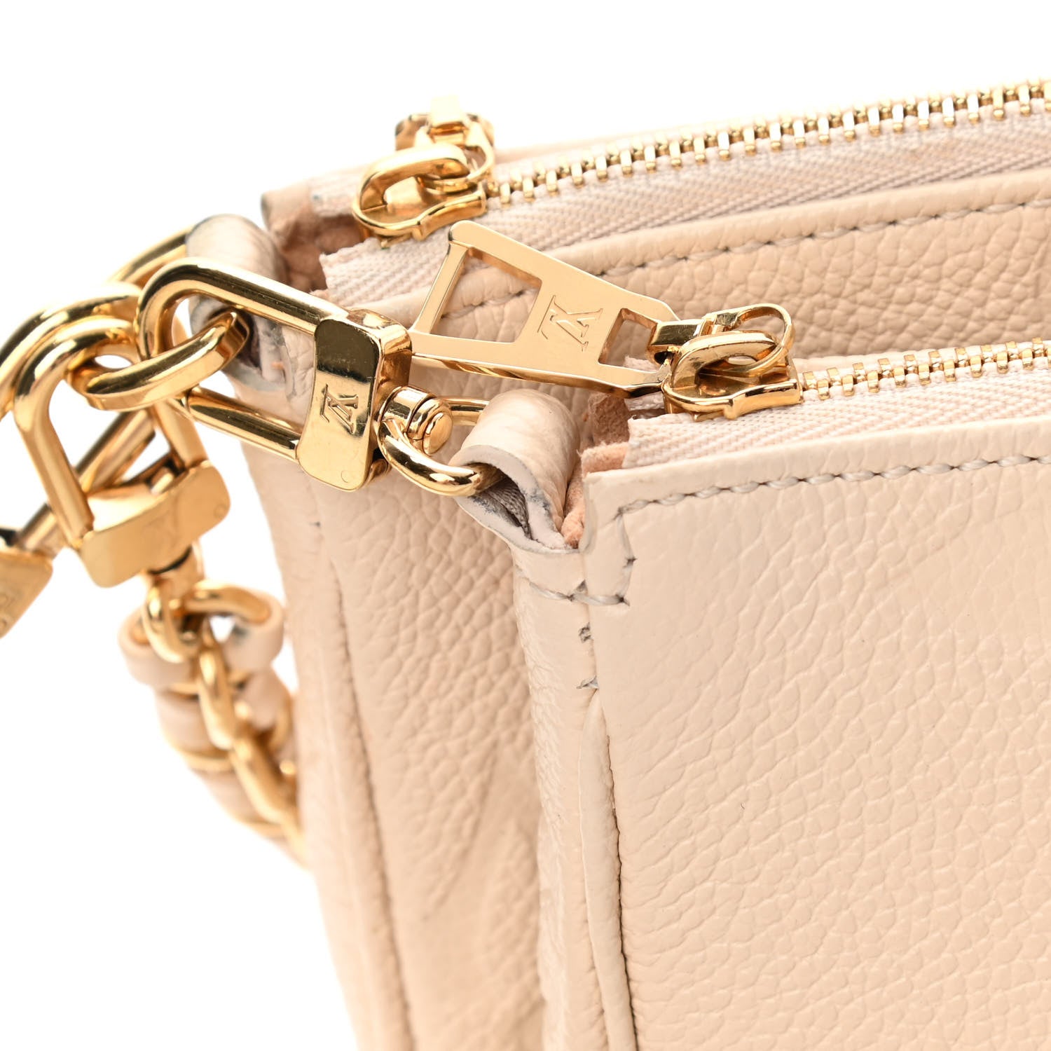 Louis Vuitton Empreinte Monogram Giant Multi Pochette Accessories Cream 16 of 18