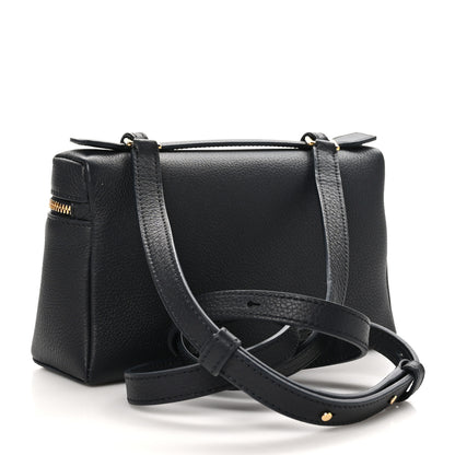 Loro Piana Grained Calfskin L19 Extra Pocket Pouch Navy Blue 3 of 9