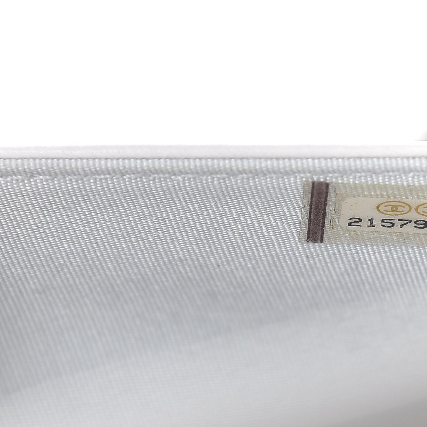 Metallic Galuchat Stingray Lambskin Boy Wallet On Chain WOC Silver