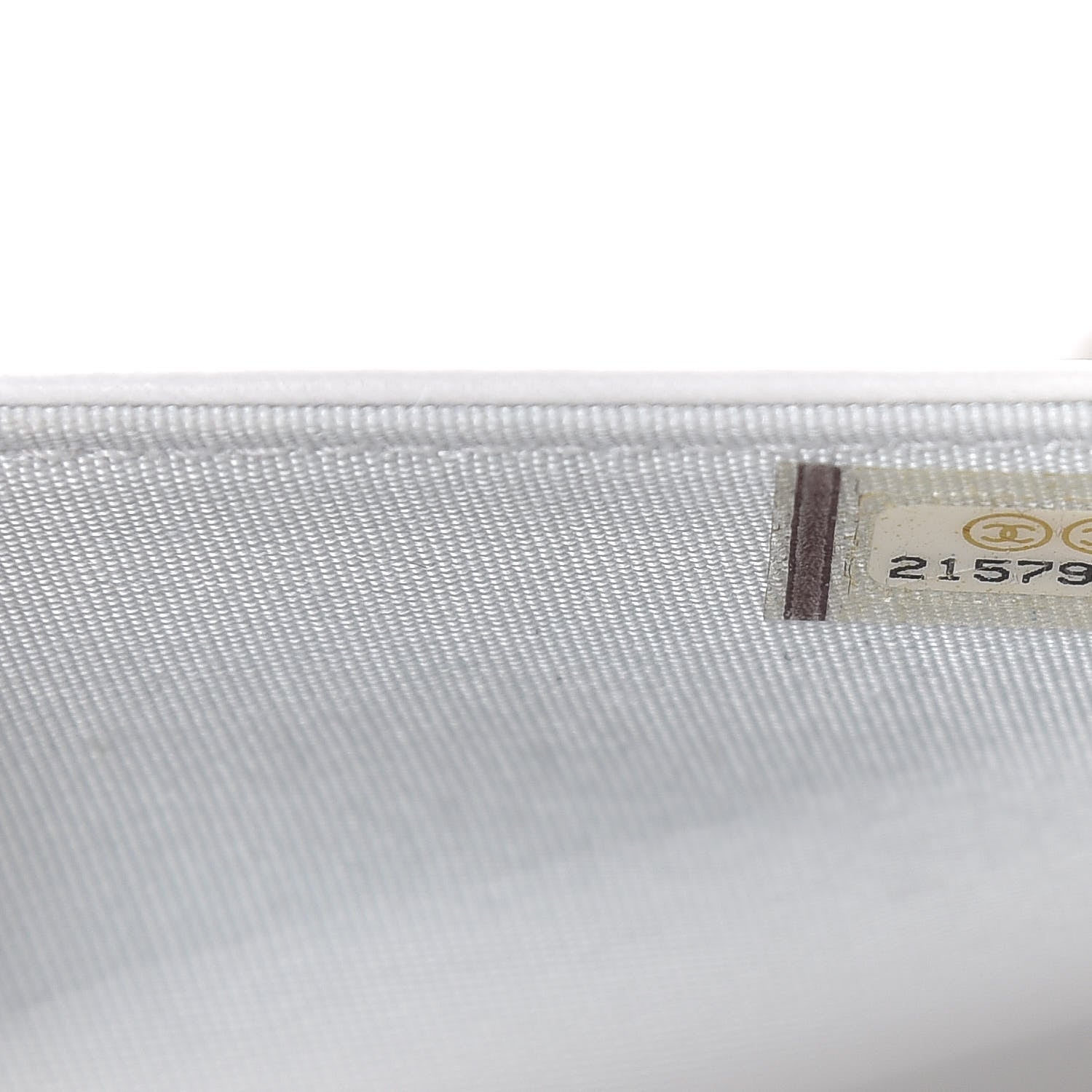 Chanel Metallic Galuchat Stingray Lambskin Boy Wallet On Chain WOC Silver 8 of 12