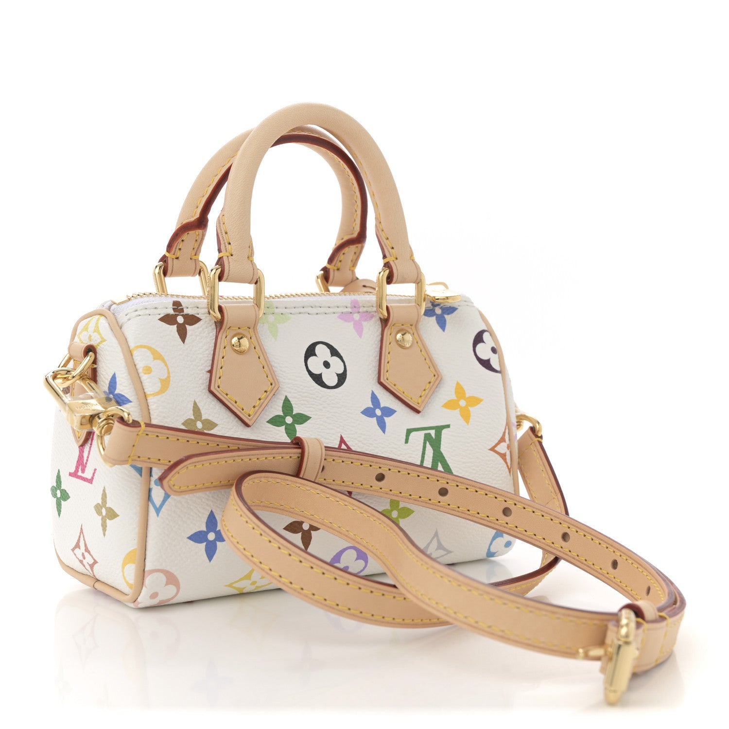 Louis Vuitton LV X TM Monogram Multicolor Nano Speedy White 4 of 19