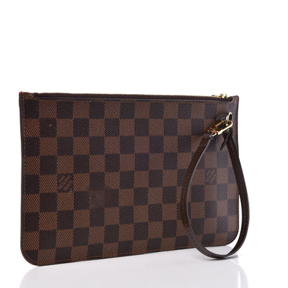 Louis Vuitton Damier Ebene Neverfull MM GM Pochette 3 of 10