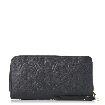 Louis Vuitton Empreinte Zippy Wallet Black 1 of 9