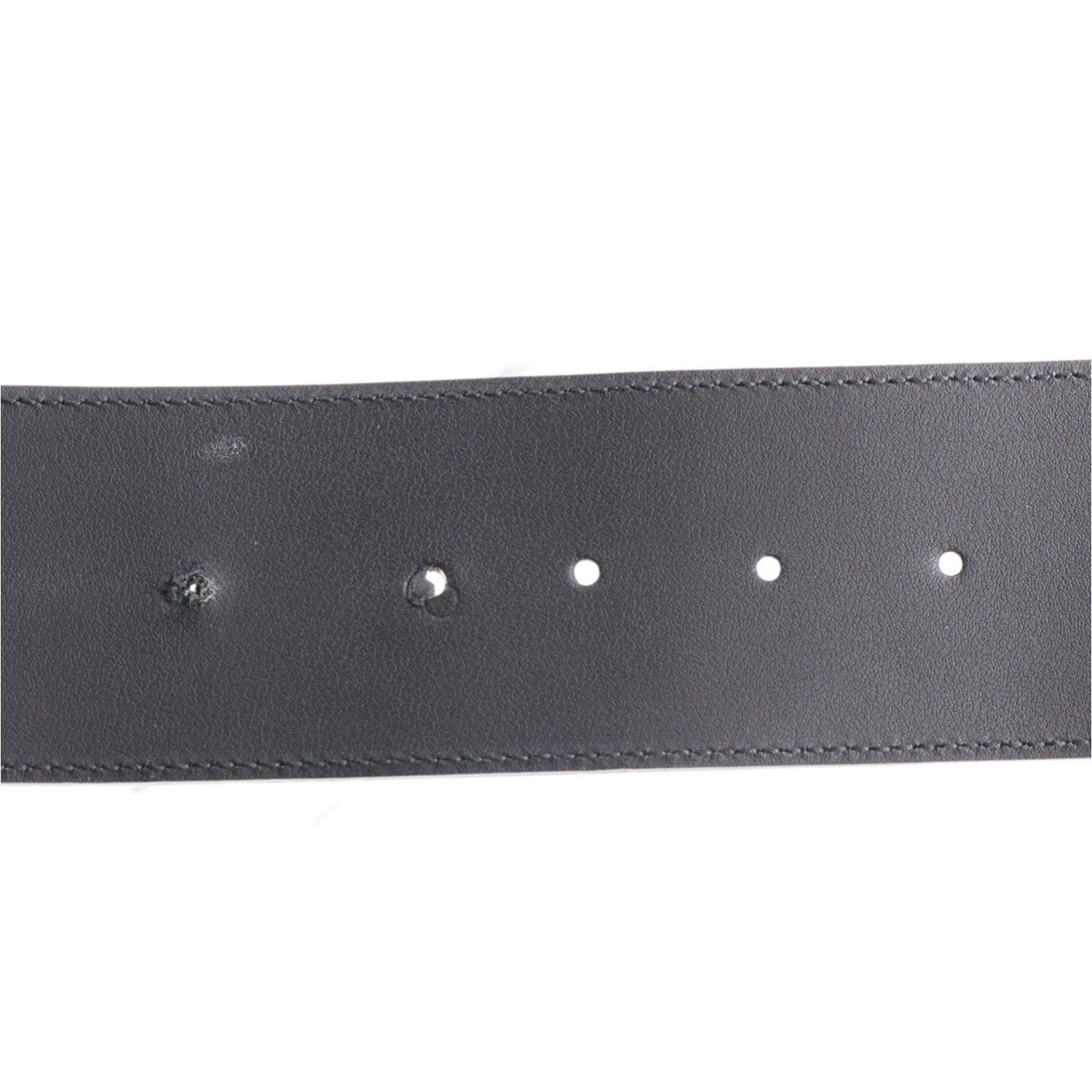 Gucci Calfskin Crystal Double G 55mm Belt 80 32 Black 4 of 6