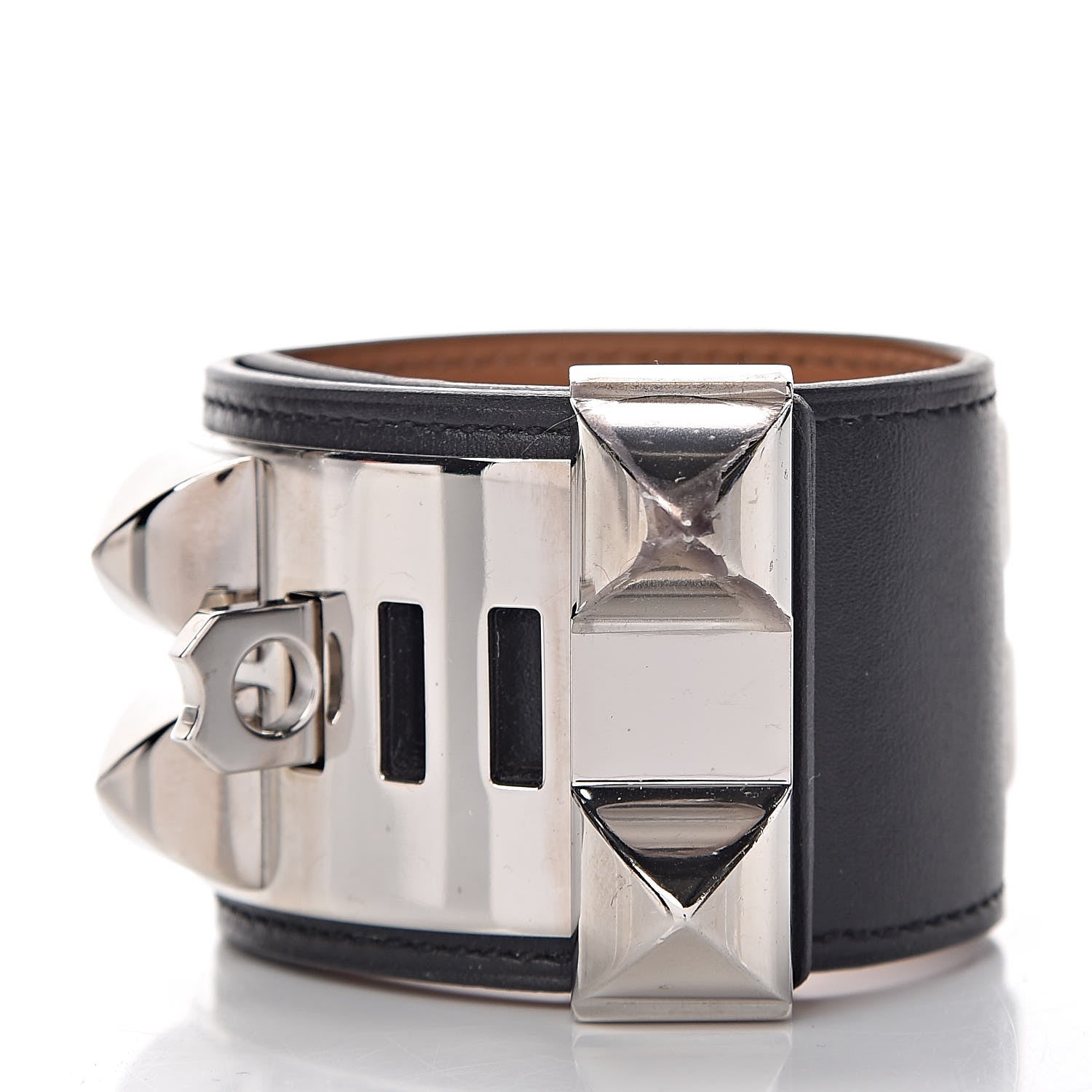 Hermes Box Collier de Chien CDC Bracelet S Black 3 of 5