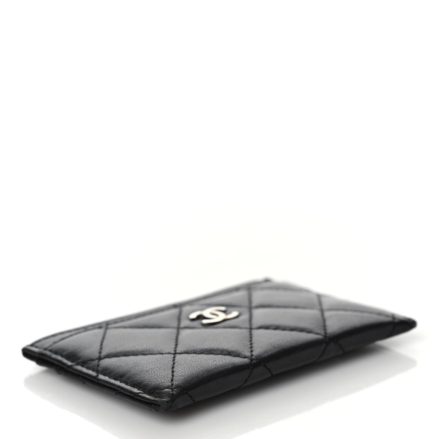 Chanel Lambskin Quilted Card Holder Black 4 of 10