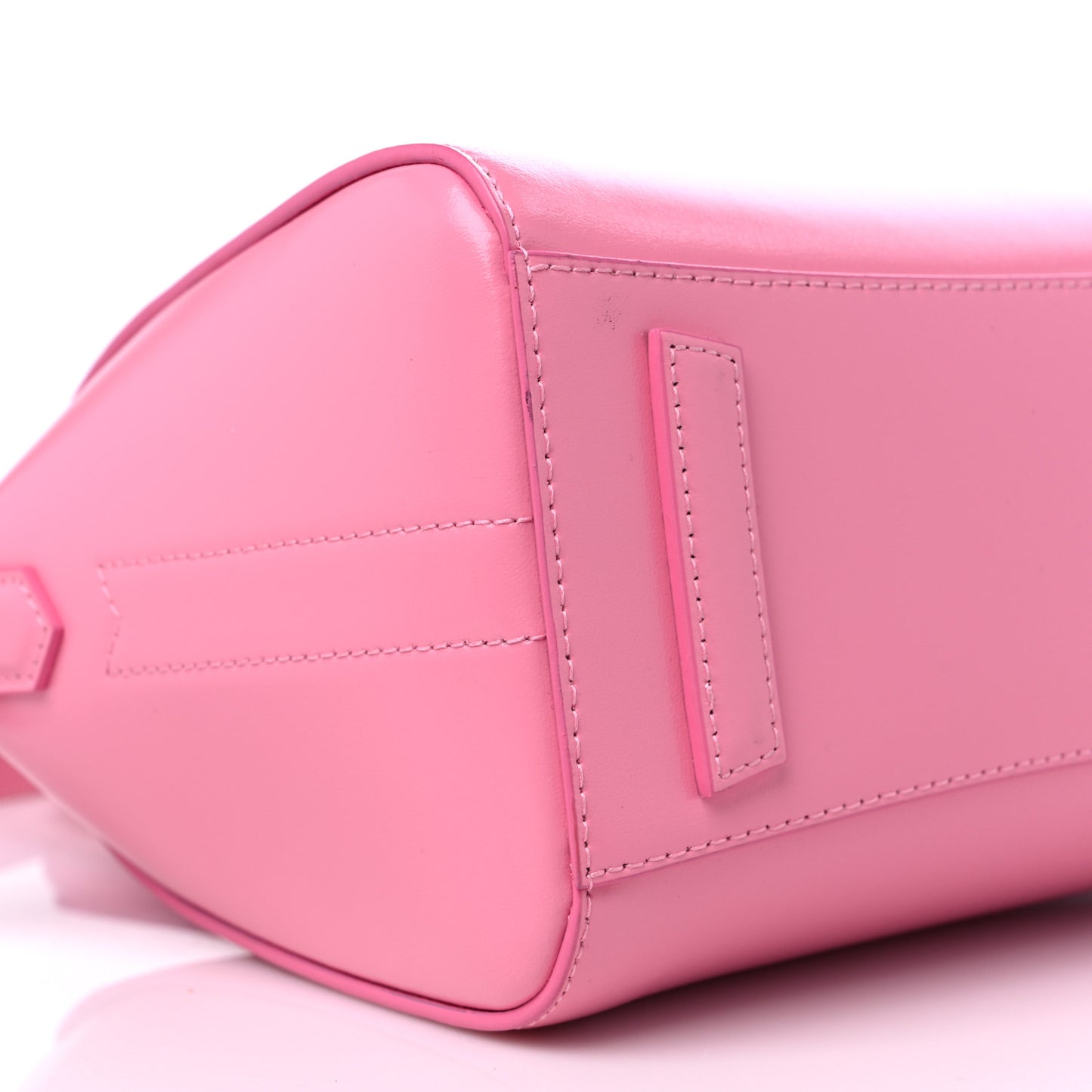 Shiny Lord Calfskin Mini Antigona Bright Pink
