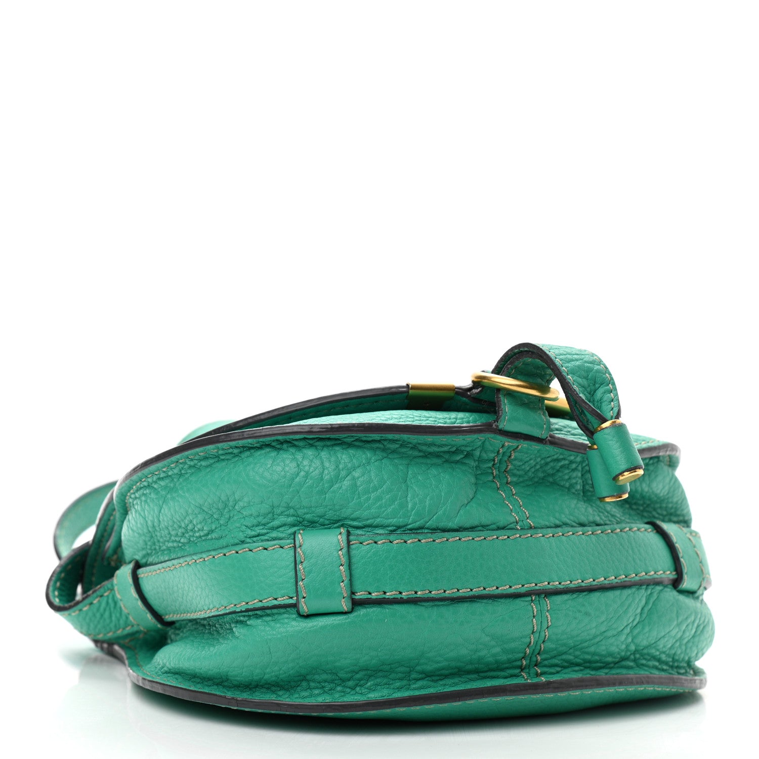 Chloe Calfskin Mini Marcie Round Crossbody Bag Jade Green 4 of 14