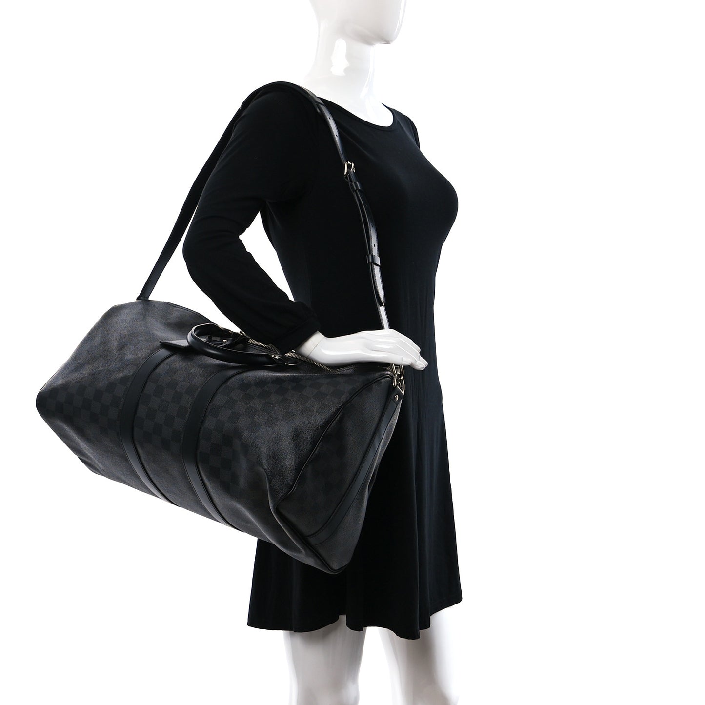 Damier Graphite Keepall Bandouliere 45