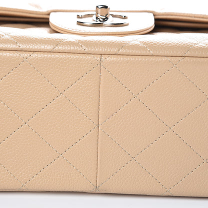 Chanel Caviar Quilted Jumbo Double Flap Beige Clair 9 of 10