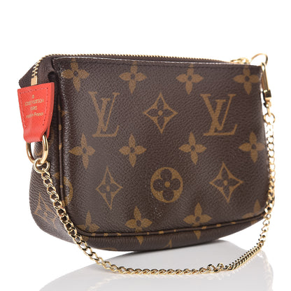 Louis Vuitton Monogram 2018 Christmas Animation Mini Cats Pochette Accessories 3 of 8