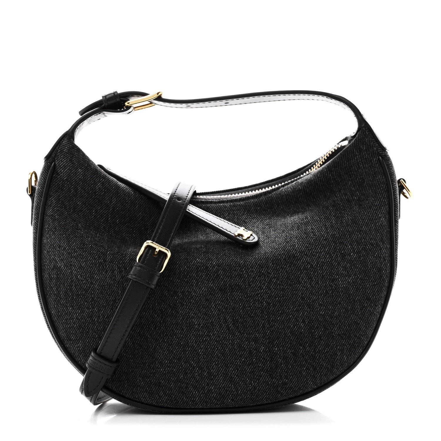 Celine Denim Teen Lulu Shoulder Bag Dark Grey 1 of 8