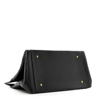 Chanel Caviar Quilted Grand Timeless Tote GTT Black 4 of 10
