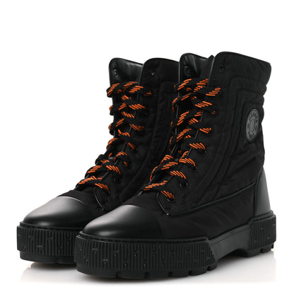 Hermes Calfskin Parachute Fresh Ankle Boots 40.5 Black 3 of 12