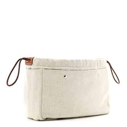 Hermes Canvas Barenia Fourbi 25 MM Pouch Naturel Fauve 3 of 10